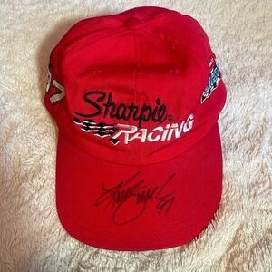 Nascar Red Racing Hat